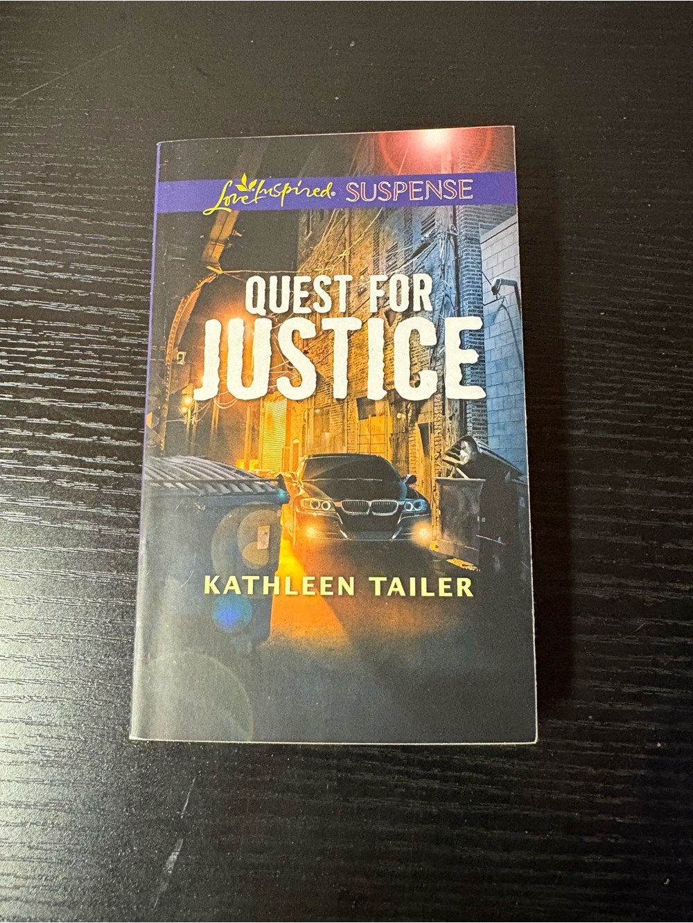 Quest for Justice Kathleen Tailer Love Inspired Suspense Novel - Picture 1 of 5